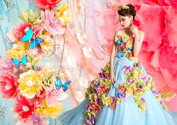 斬新で可愛い 蜷川実花デザインのドレス 結婚プランニングサイト ラブマリ東海版